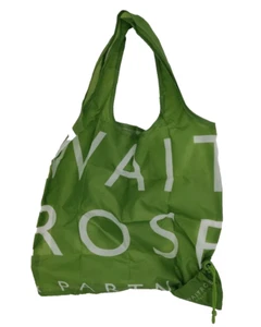 Waitrose & Partner Green Core Pouch Bag Reusable Shopping Tote Bag Genuine UK - Picture 1 of 8
