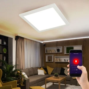 Deckenpanel Deckenlampe Smart Home Panel dimmbar App Steuerung CCT Timer LED - Bild 1 von 12