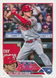 2023 Topps Series 2 #398 Dalton Guthrie RC Rookie Philadelphia Phillies - Bild 1 von 2