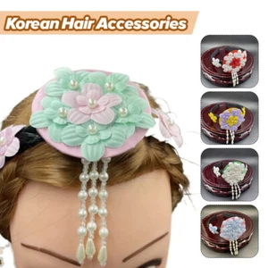 Women Korean Hanbok Minority Costume Show Headwear Ancient Traditional Accessory - Picture 1 of 30