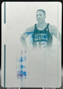 2013-14 National Treasures Dominique Wilkins 1/1 One of One Cyan PRINT PLATE #52 - Picture 1 of 2