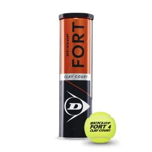 10 x Dunlop Tennisball Fort Clay Court Tennisbälle 4er Dose = 40 Tennis Bälle - Bild 1 von 2