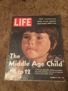 LIFE Magazine October 20 1972 FDA Middle Age Child 6 to 12 - Imagen 1 de 3