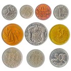 10 DIFFERENT BELGIUM COINS. FRANCS, CENTIMES. OLD COLLECTIBLE MONEY 1948-2001
