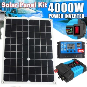 4000W Solarpanel Komplettset Stromerzeuger 60A 110/220V Hausnetzanlage Neu - Bild 1 von 6