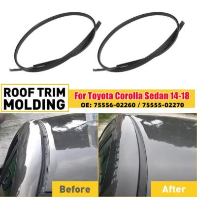 Tapicería de techo de goma L&R para Toyota Corolla 2014-2018 sedán 75556-02260 y 75555-02270 Foto 1 de 4
