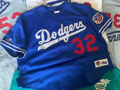 Sandy Koufax Los Angeles Dodgers Majestic Diamond Collection Jersey 48 XL BP Cover