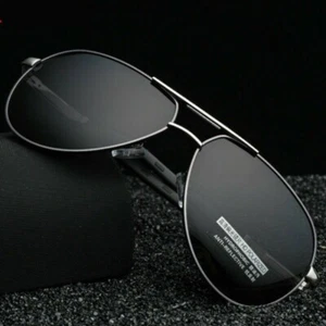 Mens Photochromic Polarized Sunglasses Pilot UV400 Eyewear Sport Driving Glasses - Picture 1 of 31