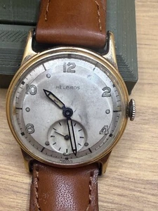 VINTAGE MEN'S HELBROS Military Men’s Watch, CAL. 84, 15J,29MM, Running Read Desc - Picture 1 of 14