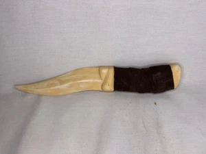 Dune, TV Mini-Serie, Fremen Crysknife, Ledergriff, echte Requisite Replika - Bild 1 von 10