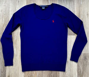 Ralph Lauren Polo Golf Damenpullover Merinowolle marineblau Pullover Gr. XL - Bild 1 von 5