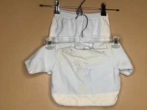 Completo tuta felpa Absorba neonato ragazzo taglia 3 mesi 2 pezzi blu manica lunga - Foto 1 di 12