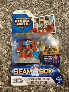 Transformers Playskool Heroes Rescue Bots Beam Box Heatwave Fire-Bot Game Pack - Picture 1 of 8