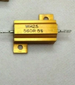 Resistencia Welwyn Wirewound de 10 piezas WH25 560R 5 % - Imagen 1 de 1