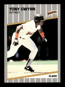 1989 Fleer #305 Tony Gwynn    San Diego Padres   Baseball