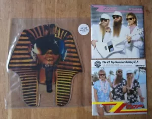 ZZ Top "Sleeping Bag" Shaped Picture Disc W2001P 1985 MINT + Two Bonus Singles - Picture 1 of 7