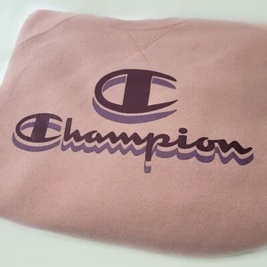 Champion Dusty Rose Pullover Sweatshirt | Women Size M | Secondhand - Picture 1 of 3