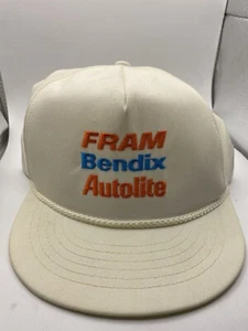 ALTE VINTAGE 80er RAHMEN ÖLFILTER BENDIX AUTOLITE WERBUNG SNAPBACK MÜTZE KAPPE - Bild 1 von 5