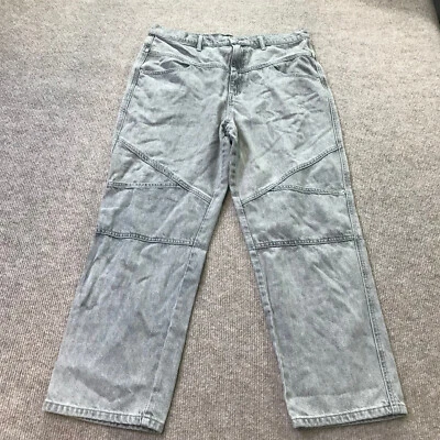BDG Jeans Mens 32 Double KNee Baggy Work Wear Gray Biker Casual Adult - Image 1 of 4