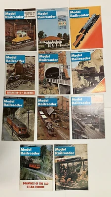 Vtg. The Model Railroader Magazine Lot of 11 Issues from the 1970 & 1971 - Image 1 of 4