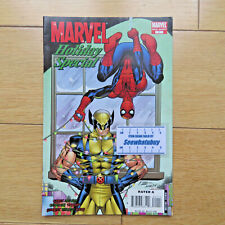 Marvel Holiday Special 2007 #1 features Wolverine and Spider-Man at Christmas 