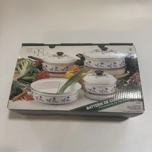 Studio Nova 7-teiliges Kochgeschirr Set Blumentöpfe und Pfannen Oberlicht Landhaus Landhaus - Bild 1 von 7