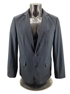 J.CREW Unstructured Blazer Sport Coat Men's Medium (M) Gray 2-Button Twin Vent - Picture 1 of 12
