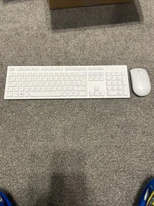Optical keyboard + Mouse Official Dell For Desktop Laptop Wireless Cordless - Picture 1 of 4