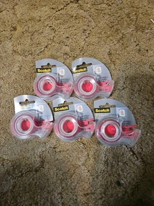 Scotch Expressions Tape - Red / Set of 5 Total 3M Art School Fun Creative Crafts - Picture 1 of 3