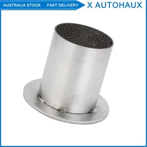 63mm Motorcycle Exhaust Pipe Baffle Muffler Baffle Silver Tone Universal - 1 pcs - Picture 1 of 5