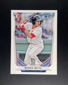 2014 Bowman 1st #BP109 Mookie Betts Rookie Rc Boston Red Sox 0154 - Picture 1 of 2