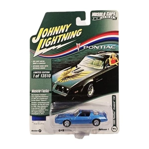 2022 Johnny Lightning Muscle Cars USA 1980 Pontiac Firebird Trans Am Blue - Picture 1 of 5