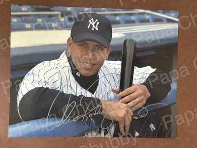 Alex "A-Rod" Rodriguez New York Yankees Signed Auto Autograph 5.5x7 in. - Image 1 of 2
