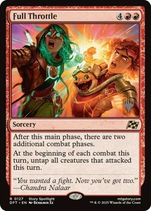 Full Throttle - Paquete Promocional Magic MTG Light Play, Paquete Promocional Inglés Aetherdrift - Imagen 1 de 1
