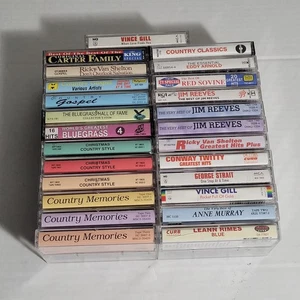 25 Cassette Tapes Country Bluegrass Gospel Classics - Bild 1 von 13