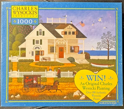 Nuevo/sellado Charles Wysocki 1000 piezas rompecabezas "Pickwick Cottage" Foto 1 de 4