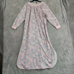 Pijama Gato Vintage Talla L-XL* Sudadera Vestido AOP Gatos en Gato Árbol Maxi  - Imagen 1 de 9