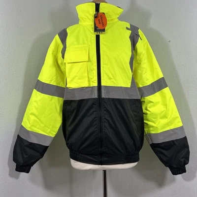 Chaqueta de seguridad Game Workwear para hombre M ANSI impermeable reflectante cortavientos Foto 1 de 4