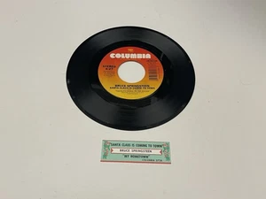 Jukebox 45 & Title Strip Bruce Springsteen Santa Claus Is Coming Christmas - Picture 1 of 2
