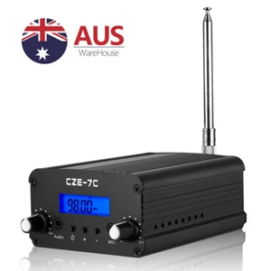7W Stereo FM Transmitter for Church Dual Mode Long Range Radio Station Sender - Picture 1 of 11