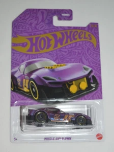 HOT WHEELS 2025 PURPLE & GOLD SERIES - MUSCLE AND BLOWN METALLIC PURPLE & GOLD - Picture 1 of 5
