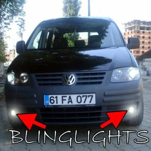 2004 2005 2006 2007 2008 2009 2010 Volkswagen VW Caddy Xenon Fog Lamps Driving - Picture 1 of 3