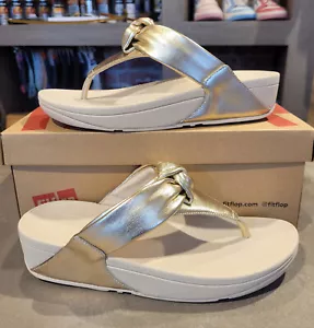 Fitflop Metallic Platin Zehentrenner UVP 99,95,- - Bild 1 von 12
