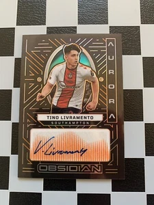 2022-23 Panini Obsidian Aurora Auto Tino Livramento Electric Etch Orange /75 - Bild 1 von 2
