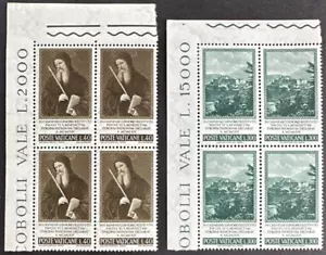 Vatican City 1965 Sc# 414-415 Set of 2 MNH Blocks St. Benedict Monte Cassino - Picture 1 of 2