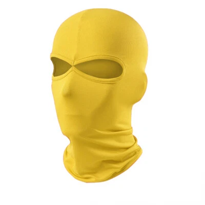 2 Holes Balaclava Ski Mask Thin Full Face Mask for Motorcycle Bike Cycling Cap - Image 1 of 4