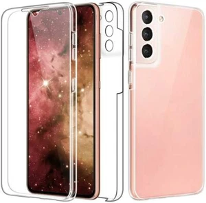 Für Samsung Galaxy S21 5G Klare Schutzhülle Vorne Hinten Ganzkörper Stoßfest - Zdjęcie 1 z 11