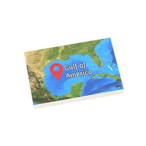 NEW Gulf of America? Map Poster/Tile - Trump 47th President - 2x3 White Tile - Picture 1 of 1