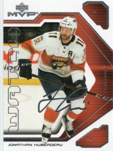 2021-22 Upper Deck MVP #60 Jonathan Huberdeau Silver Script MVP Watch