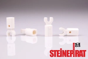LEGO® 4x 11090 (-NEU-) Clip / Stangen-Halter / weiß / Steckverbinder / 6052824 - Picture 1 of 1